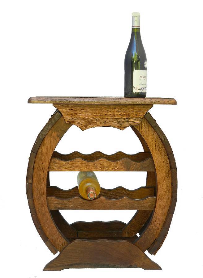 Antique Wine Rack Table Oak Midcentury French Vintage ANTIQUES.CO.UK