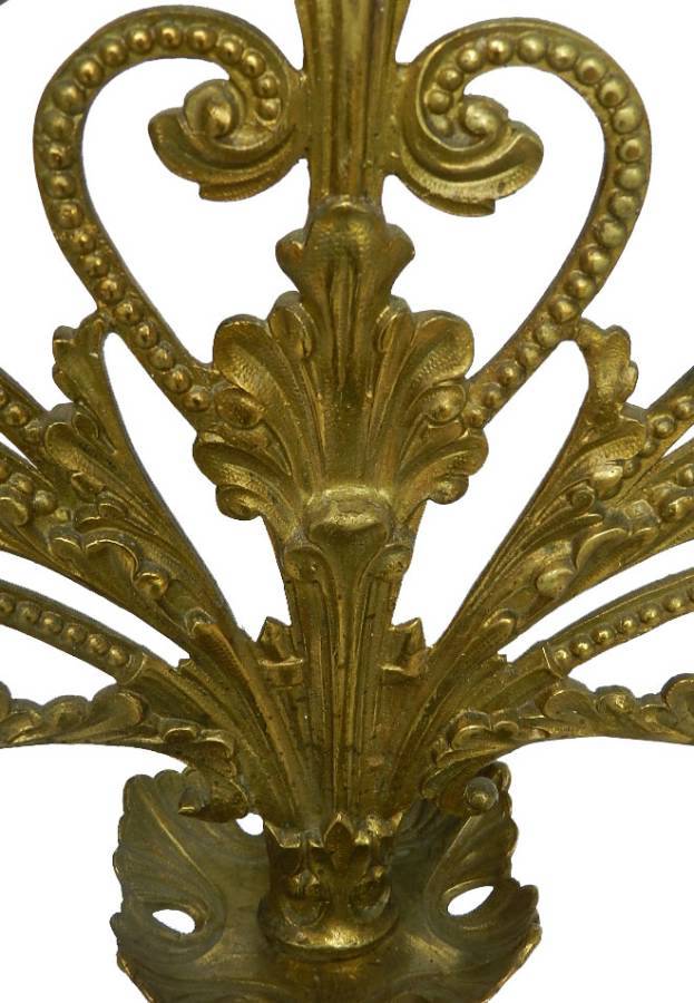 Antique Pair Large French Art Nouveau Gilded Bronze Candelabra ...