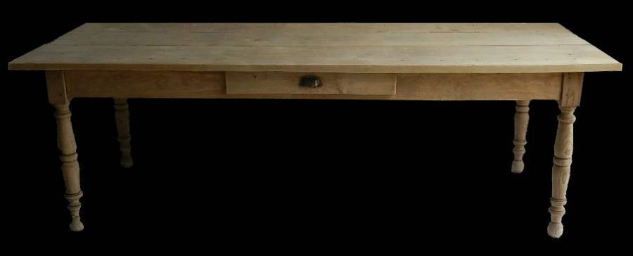 C19 Scrub Top French Antique Farmhouse Table Dining Country Kitchen