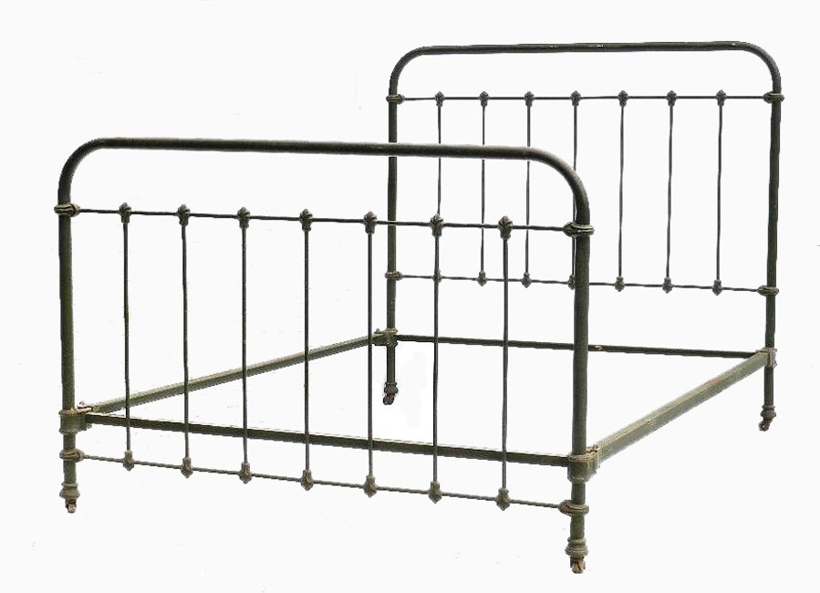 C19 French Iron Double Bed