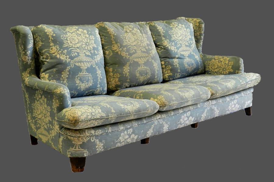 1930s Country House Sofa French 3 seat Settee
