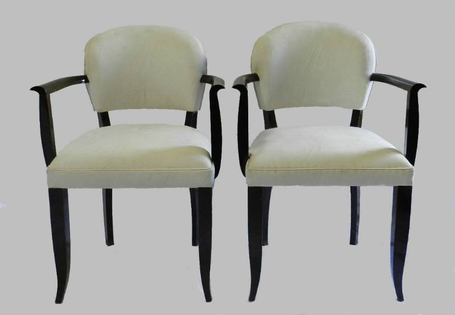 Pair of French Bridge Chairs 