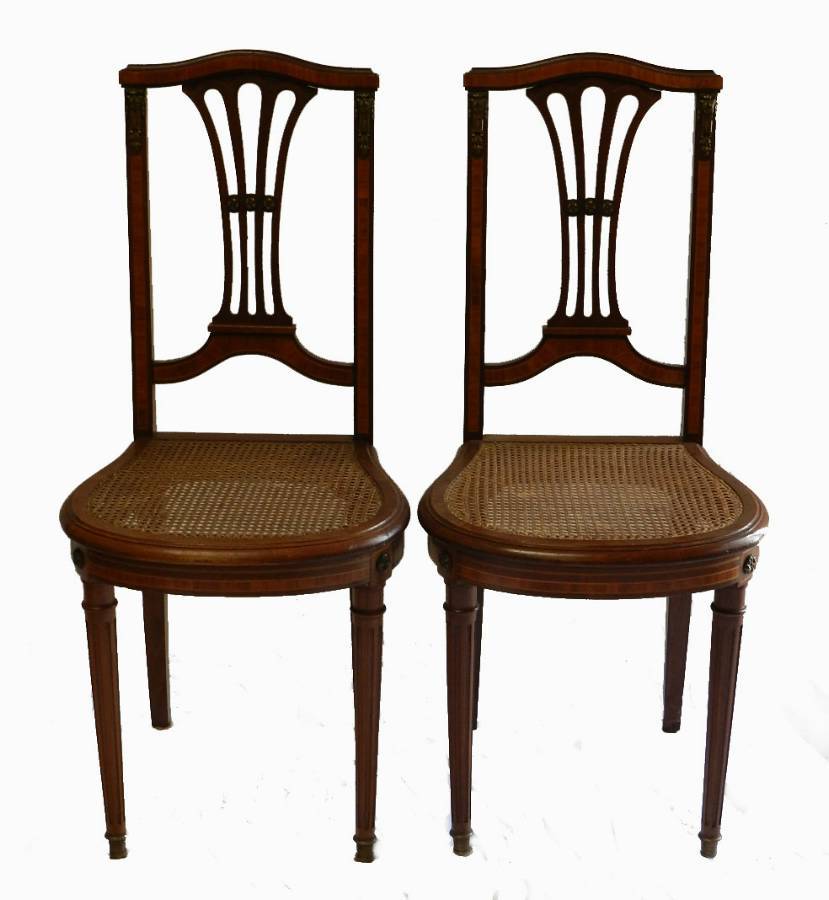 Pair of French Side Chairs Second Empire
