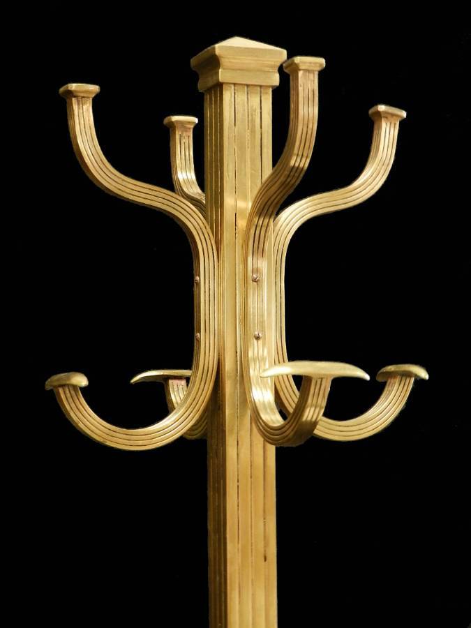 Unusual Metal Art Deco Coat  Hat Stand 