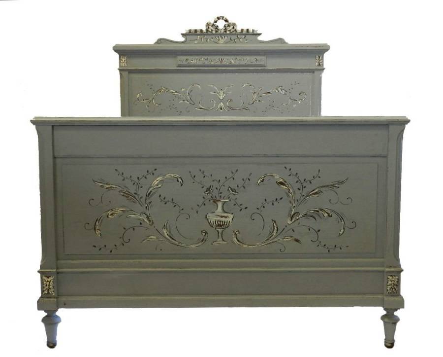 C19 Louis French Double Bed  Base Painted  ready to go