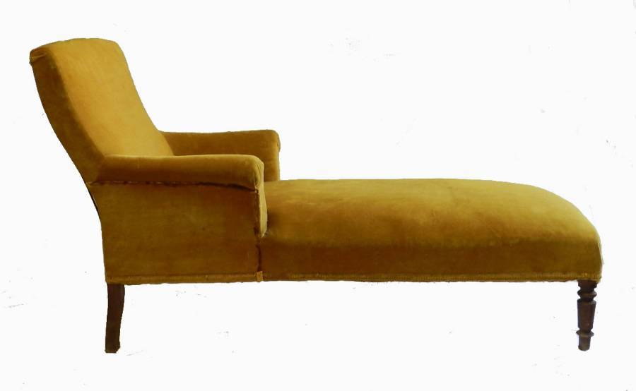 C19 French Meridienne Sofa Chaise Longue to recover