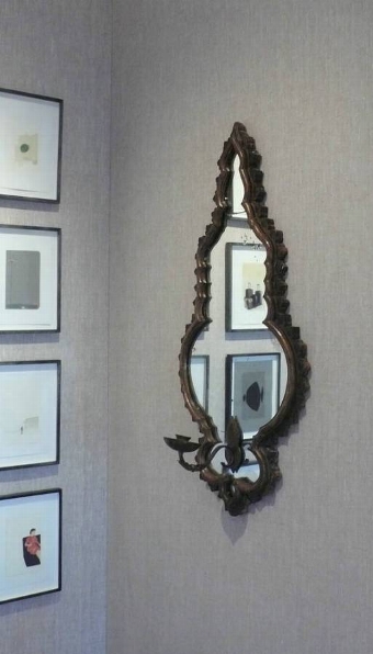 c1910 Gilt Sconce Mirror