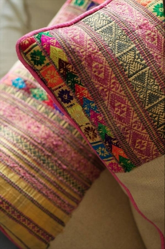 Embroidery Cushion from Laos