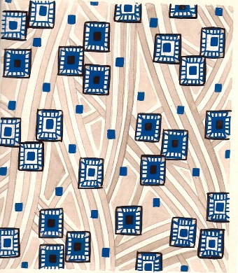 Gouache Textile Designs