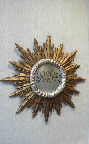 Mid C20th Sunburst Mirror