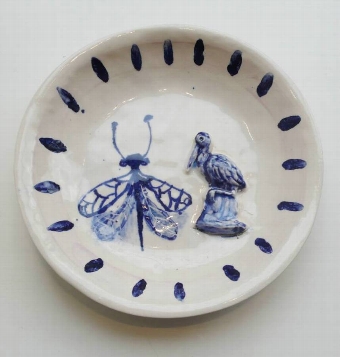 Pelican  Dragonfly Plate