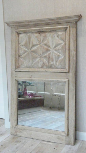 Antique Trumeau Mirror