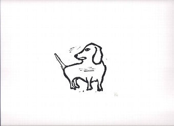 Wagging Dachshund