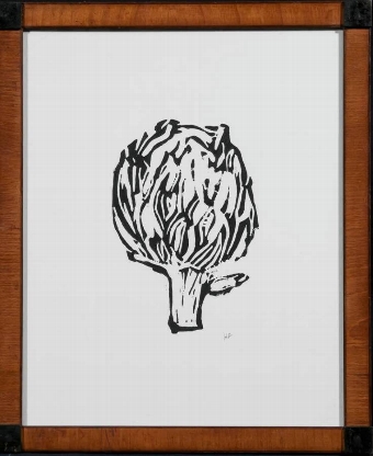 Artichoke in Vintage Frame