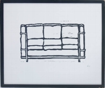 Corbusier Sofa in Vintage Frame