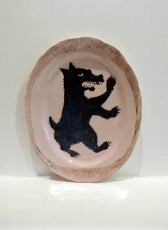 Claudia Rankin Bear Rampant Platter