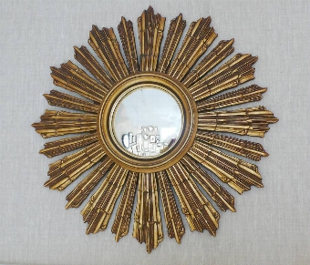 Mid C20th Sunburst Mirror