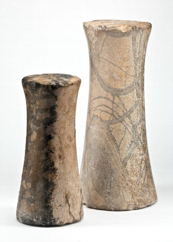 Antique Ancient Bactrian Column Idols