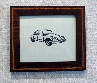 Citroen in Vintage Frame