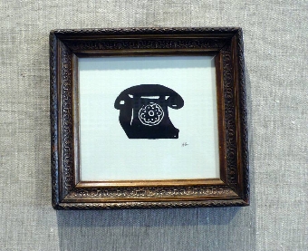 Telephone in Vintage Frame