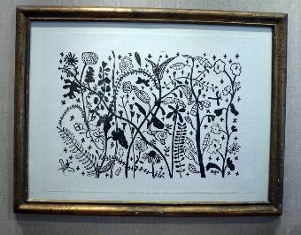 Florabunda Snails and Butterflies in Vintage Frame
