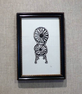 Small Garden Chair in Vintage Frame