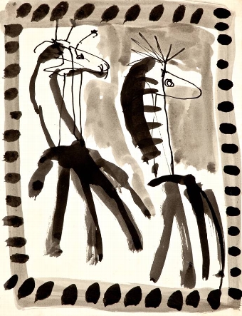 Roger Hilton  Giraffes