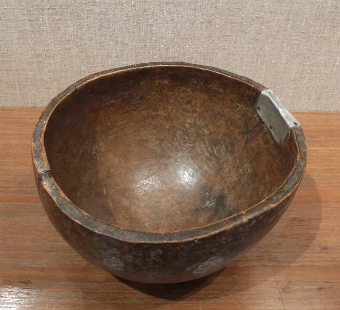 Antique Wooden Bowl
