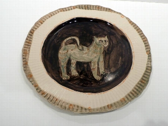 Claudia Rankin Cat in the Night Plate