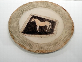 Claudia Rankin Chalk Horse Plate