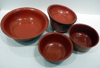 Antique Collection of Buddist Monk Bowls
