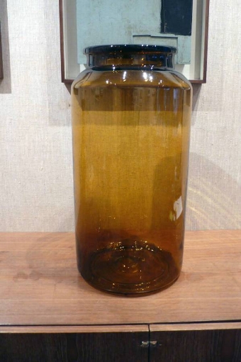European Amber Storage Jar