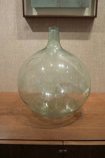 French Clear Demijohn No Seven
