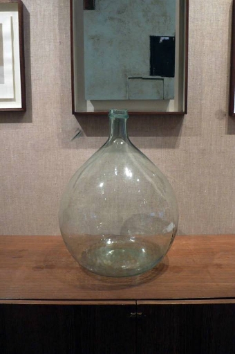 French Clear Demijohn No Six
