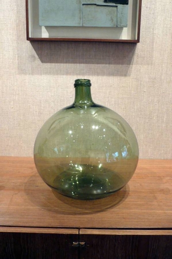 French Green Demijohn No Four