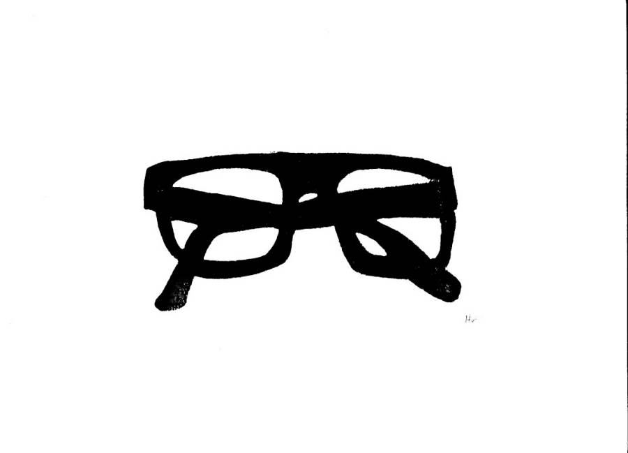 Heavy Frame Spectacles