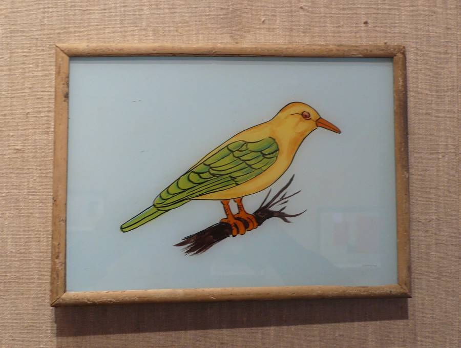Antique Yellow Bird Picture