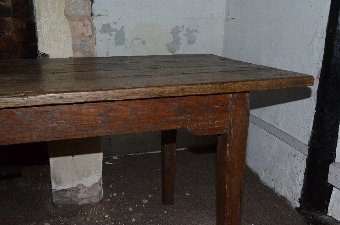 Antique Oak farmhouse refectory table 18th Century