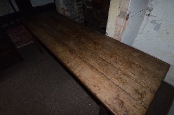 Antique Oak farmhouse refectory table 18th Century