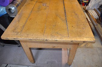 Antique Fine pine farmhouse table C1900