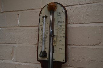 Antique Negretti and Zambra stick barometer