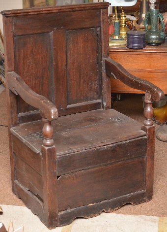  English oak wainscot chair