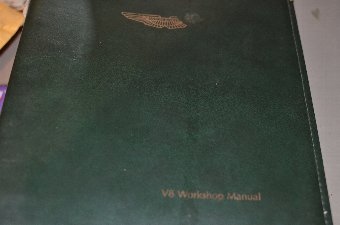 Antique aston martin V8 original manuals