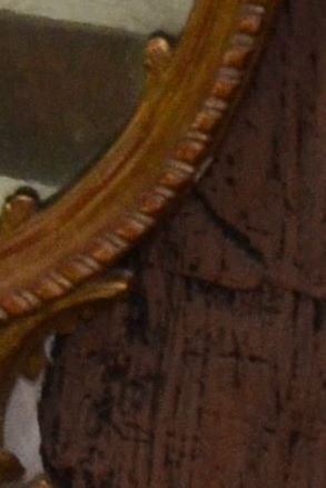 Antique Beautiful Gilt Wood mirror 