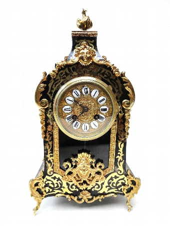 A SUPERB 19THC FRENCH BOULLE CLOCK