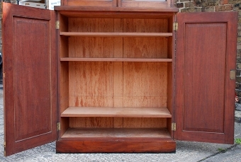 Antique Victorian mahogany bookcase