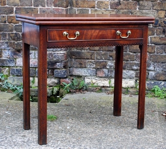 George III mahogany tea table circa 1760