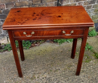 Antique George III mahogany tea table circa 1760