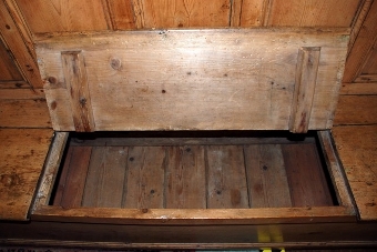 Antique Victorian Box Settle/Bench