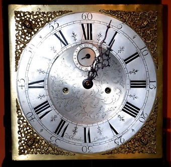 Antique Eight day longcase clock by Thomas Brookes of London circa 1790